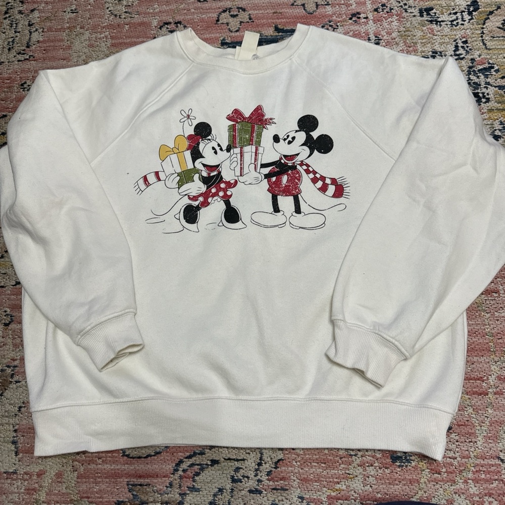 H&M Christmas Disney crewneck.